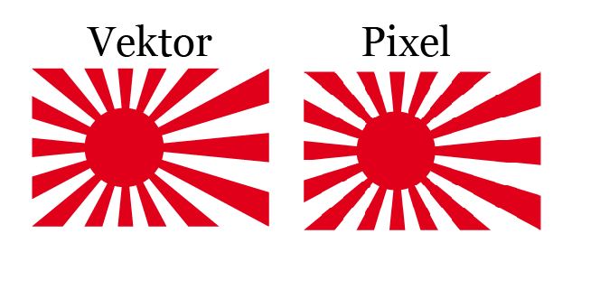 Unterschied Pixelgrafik Und Vektorgrafik Rs Media
