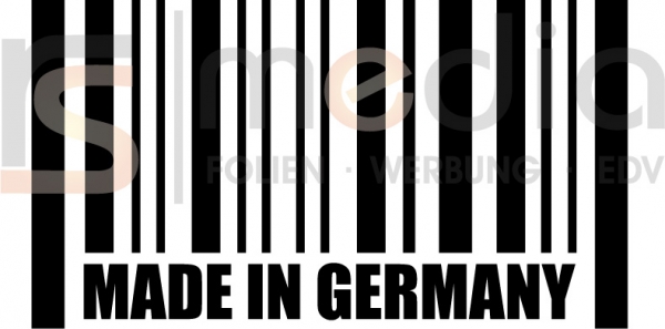 Barcode Made in germany