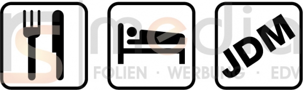EAT SLEEP JDM - mit Worten